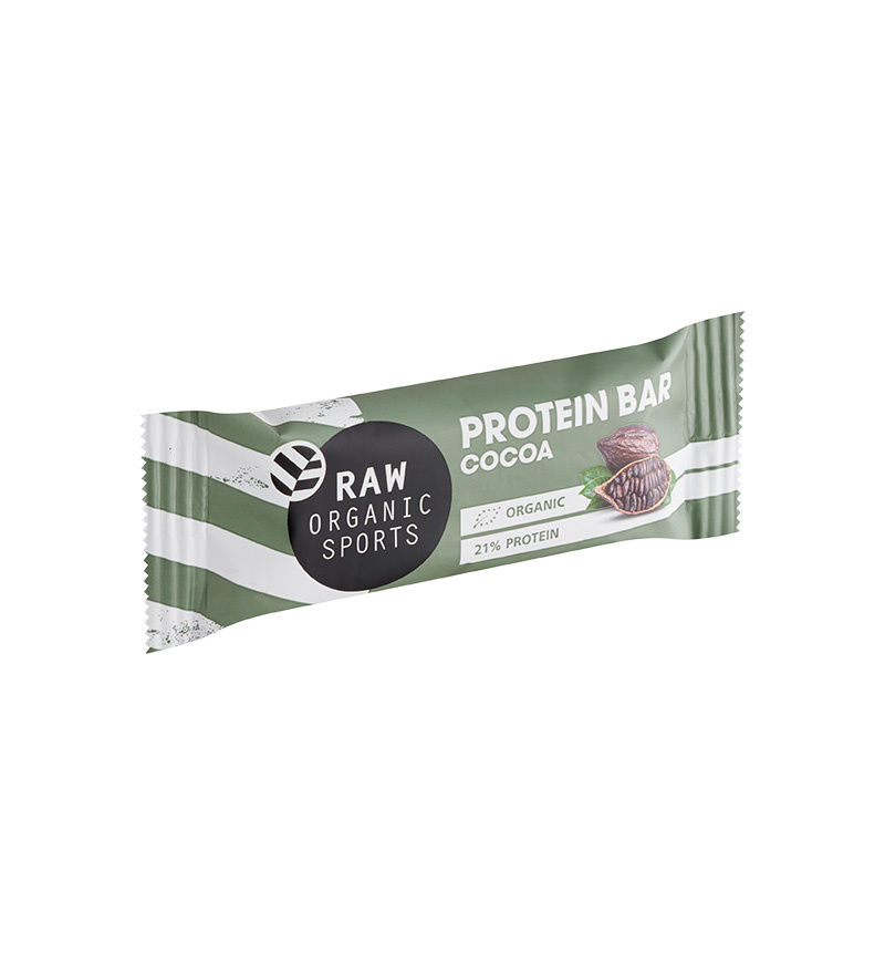 Protein bar cocao - 21% protein - organic