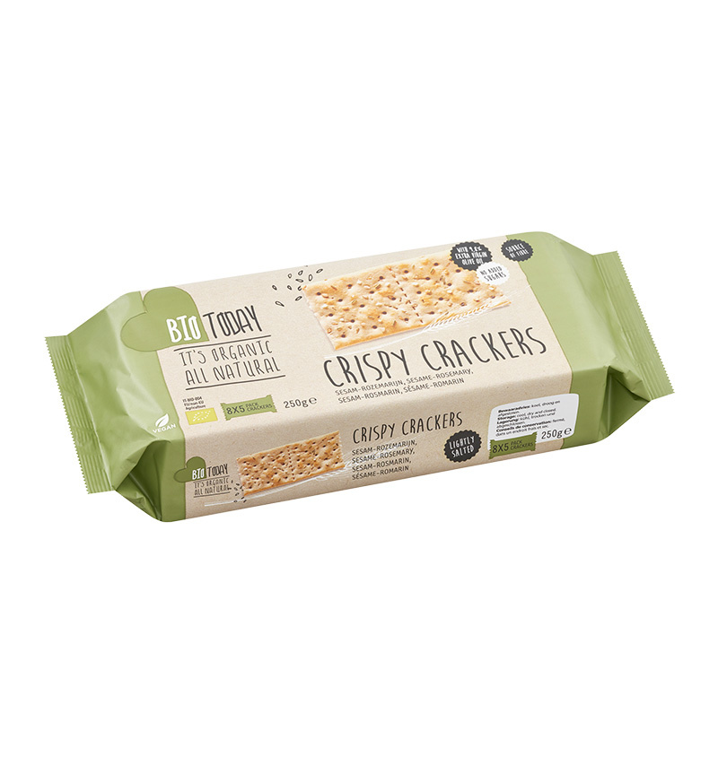 Crispy cracker Sesam - Rozemarijn bio