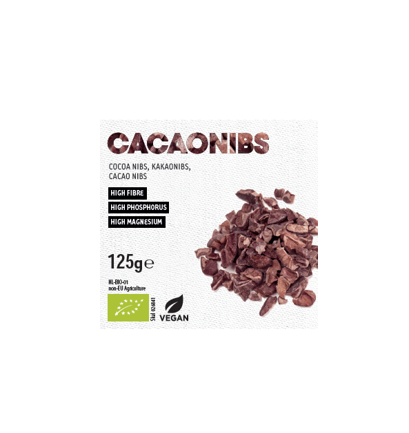 Cacao nibs kleine verpakking bio