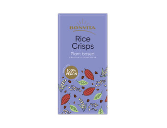 Chocolade couverture Rijstcrisps organic