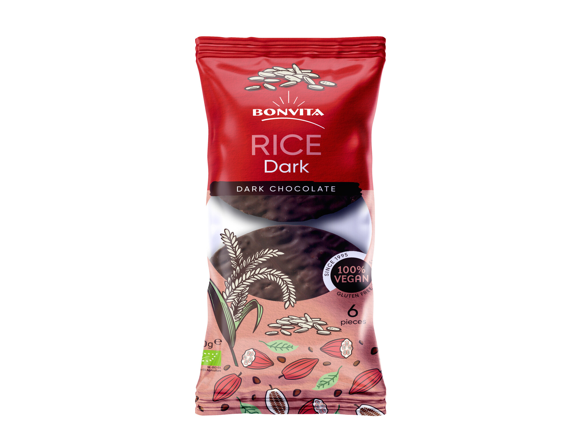 Rijstwafels pure chocolade bio