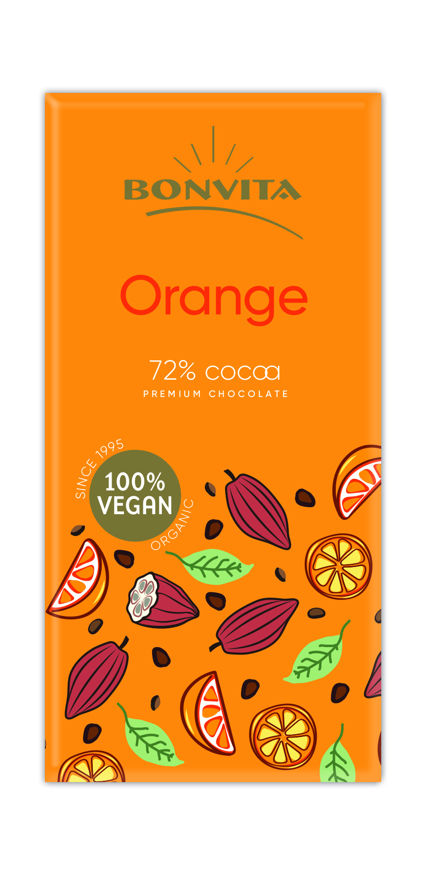 Premium chocoladetablet Orange organic