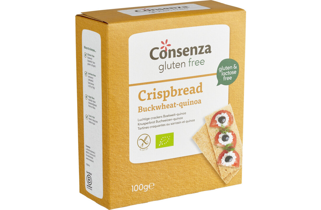 Crispbread Buckwheat-quinoa - organic