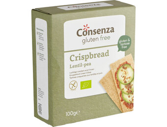 Luchtige Cracker erwt linzen glutenvrij - bio