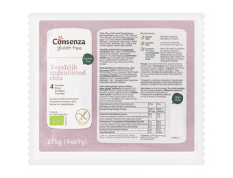 High-fibre multi-seed bread - organic