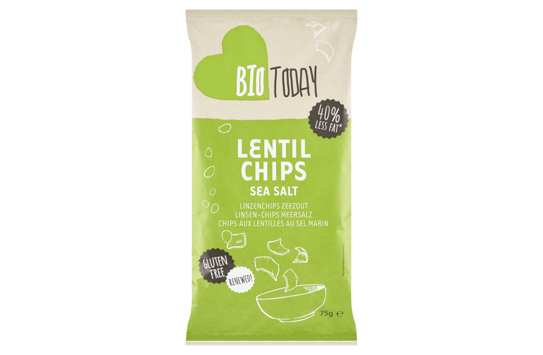 Lentil crisps Sea salt organic