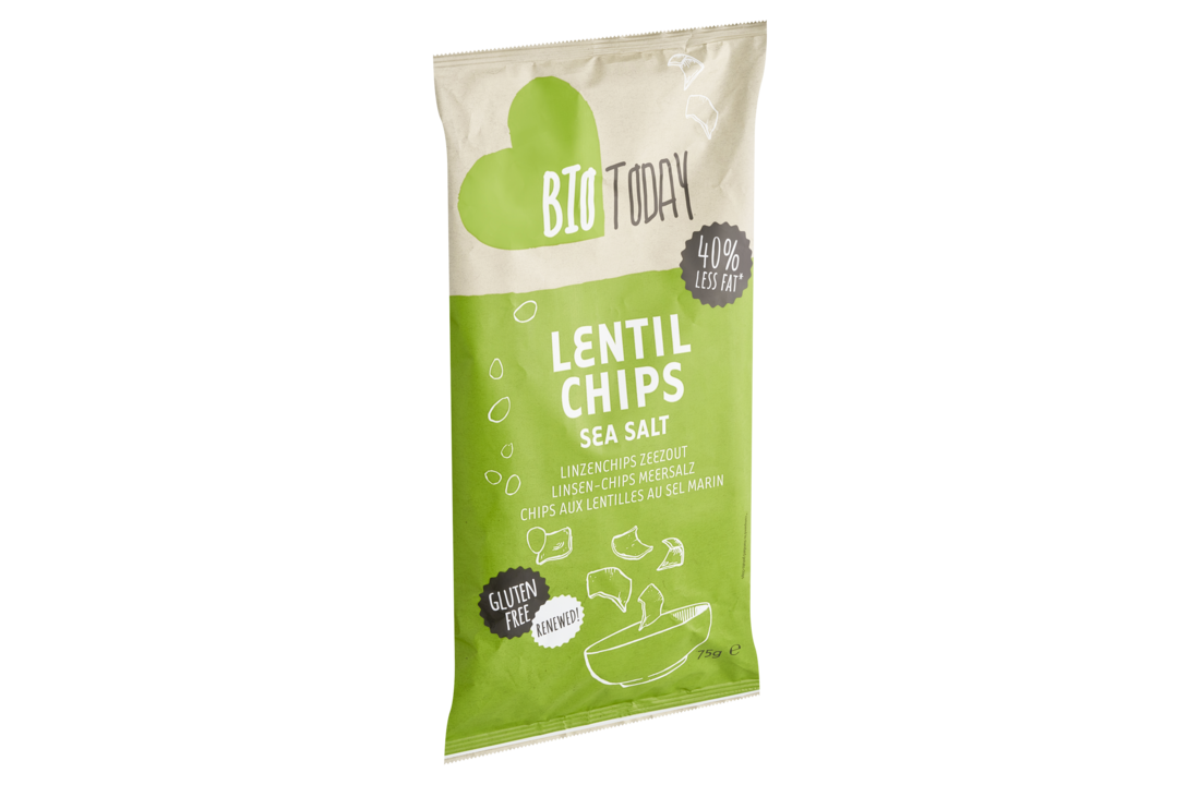 Lentil crisps Sea salt organic