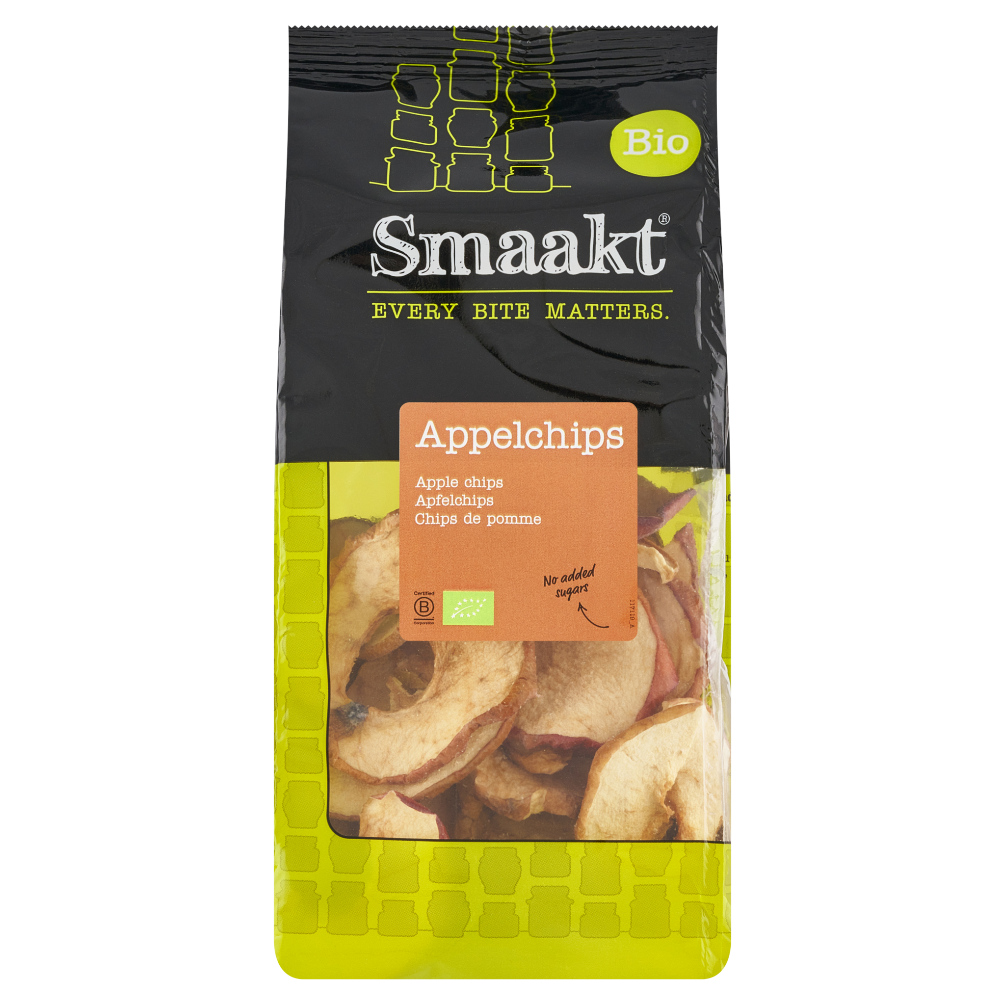 Appelchips 75g bio
