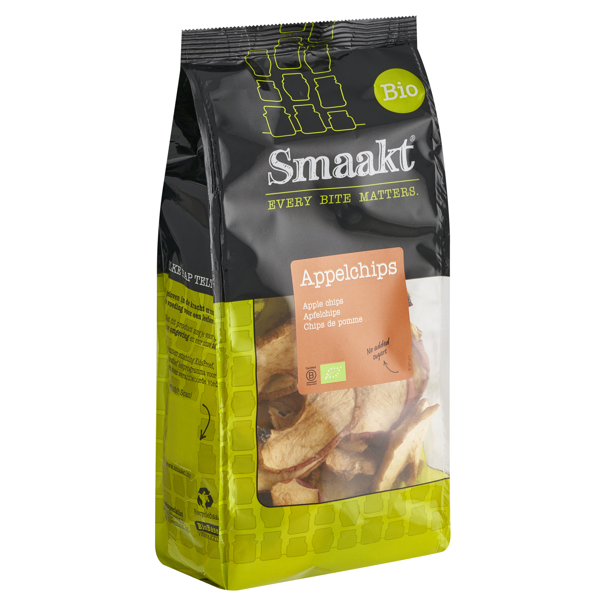 Appelchips 75g bio