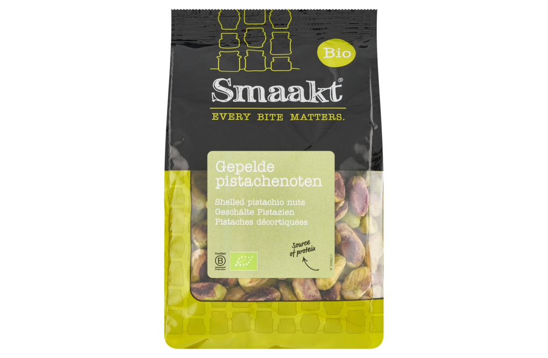 Shelled pistachios 170g organic
