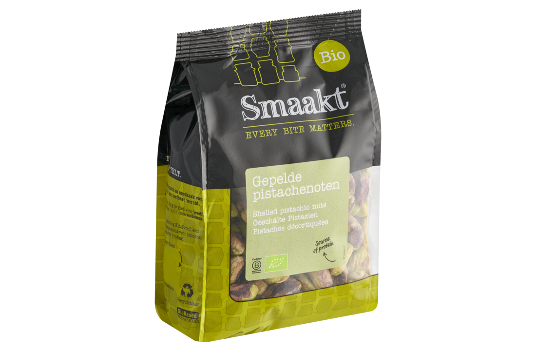 Shelled pistachios 170g organic