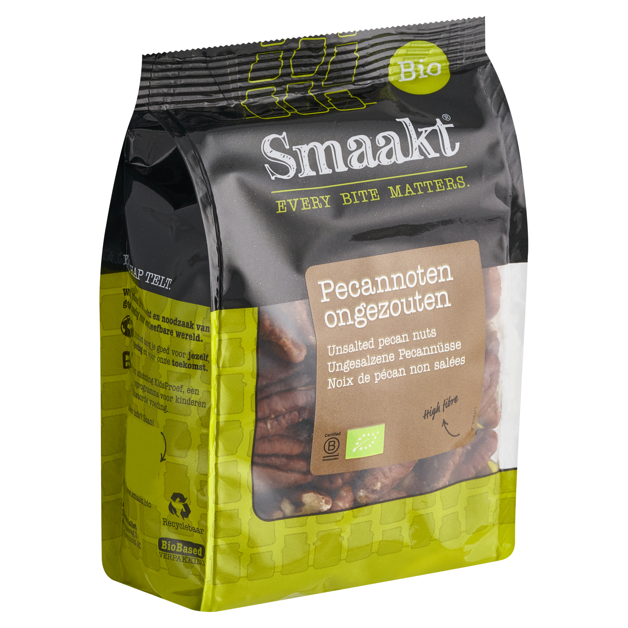 Pecannoten ongezouten bio
