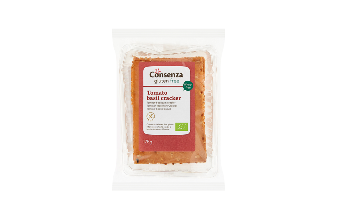 Cracker tomaat basilicum bio