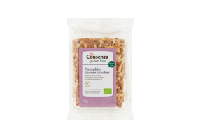 Consenza Organic Cheese & Pumpkin Crackers