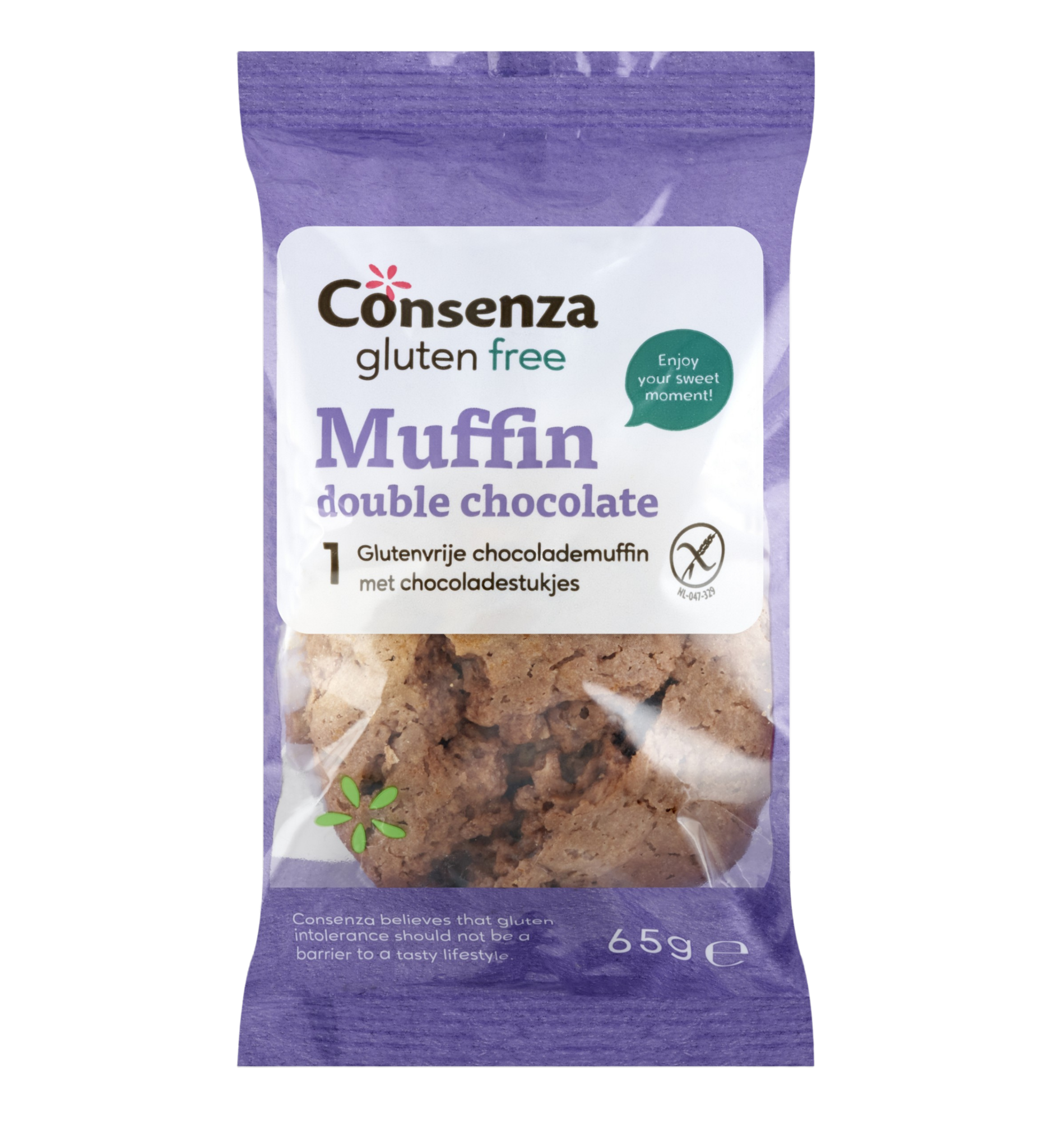 Glutenvrije chocolademuffin met chocoladestukjes – Consenza