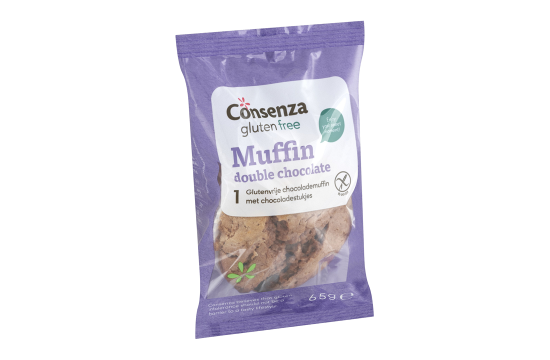 Gluten-free chocolate muffin with chocolate chips – Consenza
