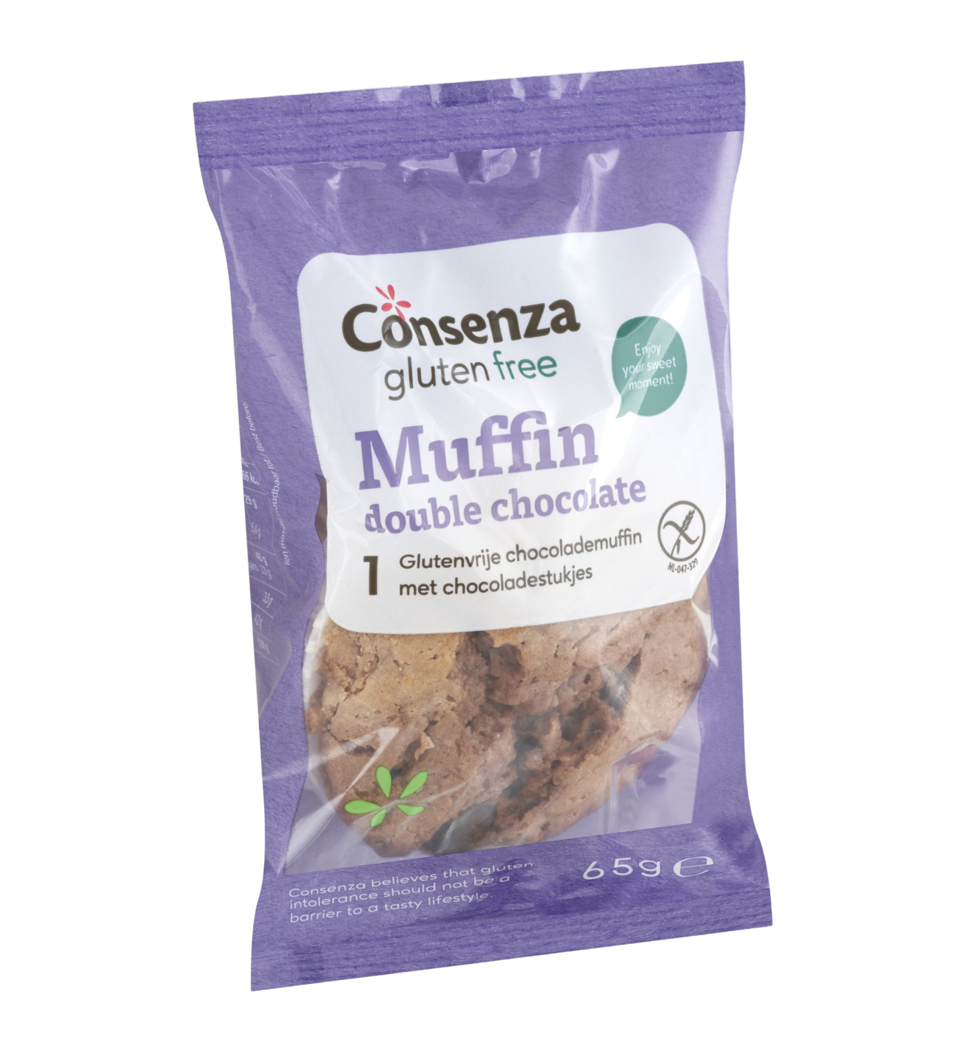 Glutenvrije chocolademuffin met chocoladestukjes – Consenza