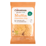 Chocolademuffin met chocoladestukjes wit