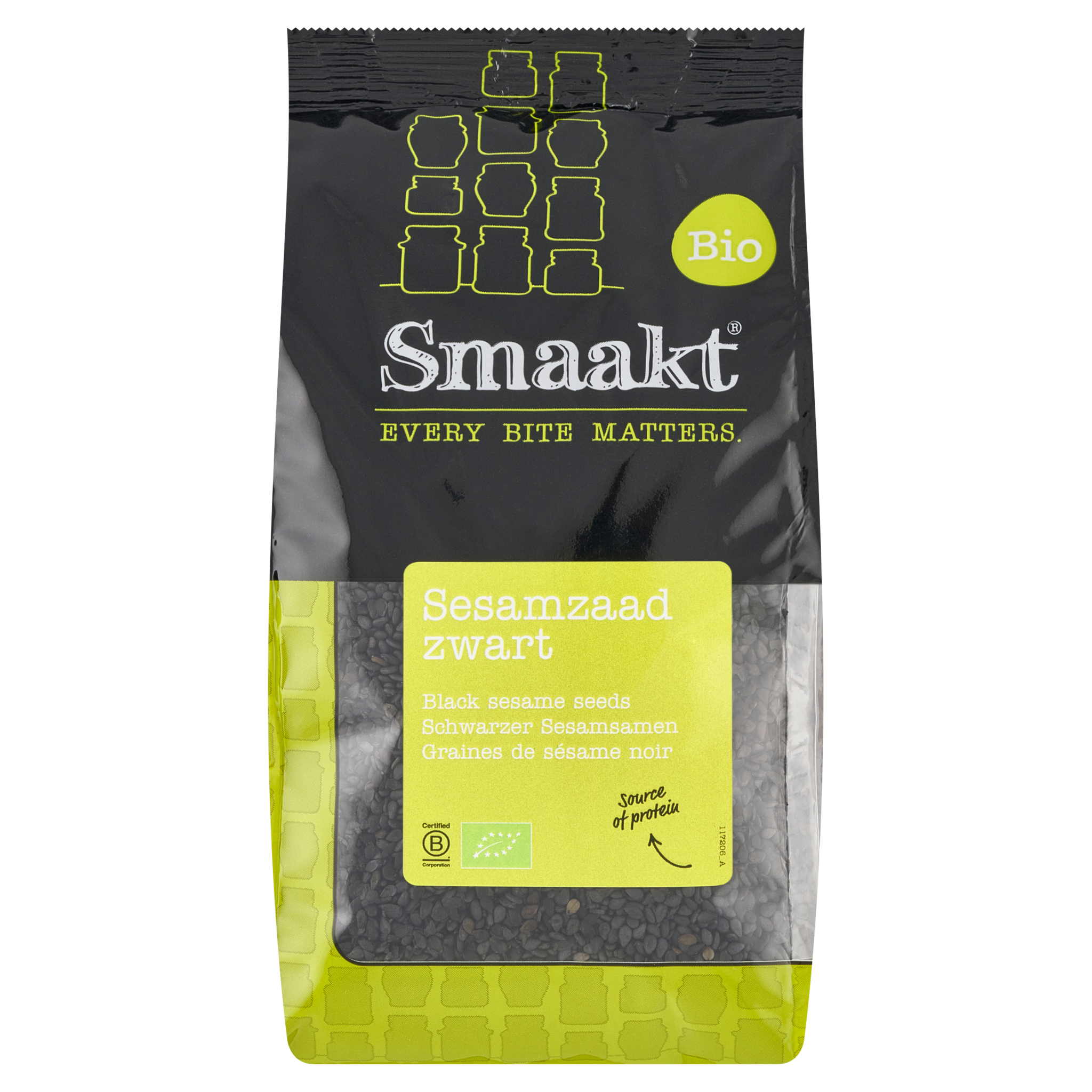 Organic black sesame seeds