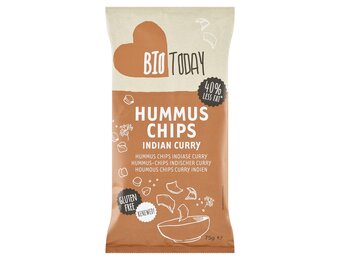 Hummus chips Indiase curry - bio