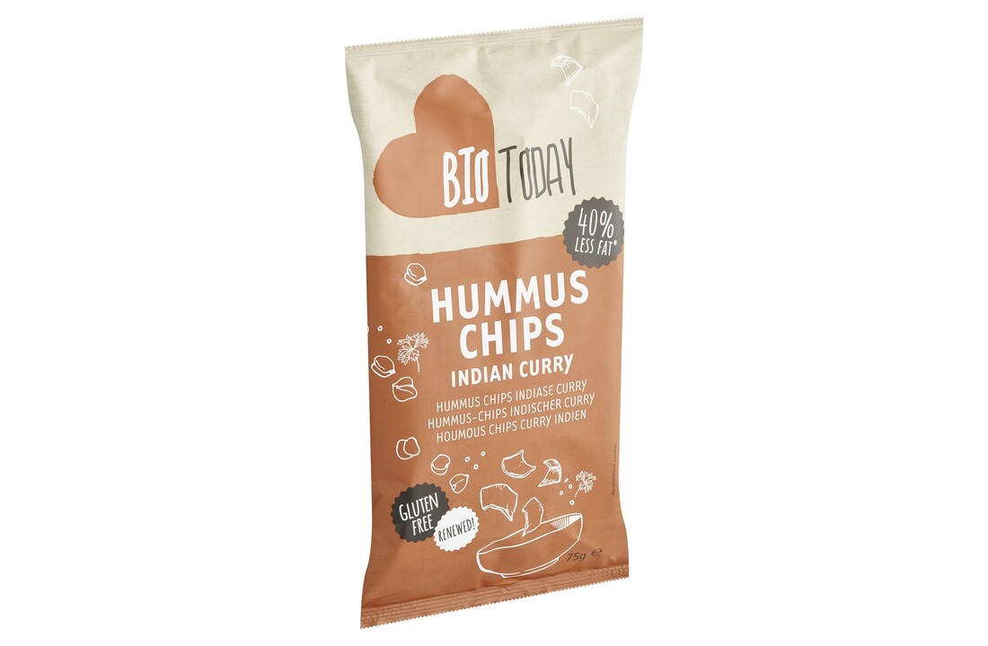 Hummus chips Indian curry - Organic
