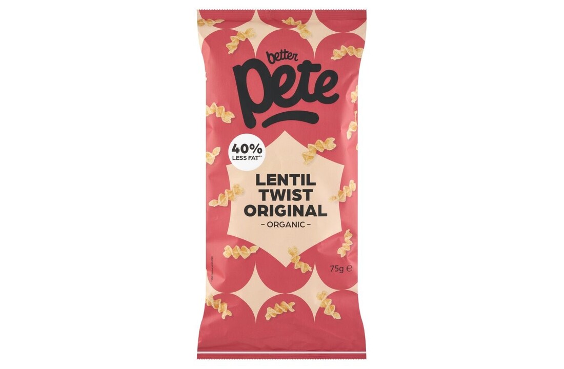 Organic lentil snacks original – crunchy lentil twists by Better Pete