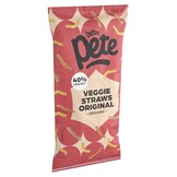 Biologische veggie straws naturel – knapperige groentesnack van Better Pete