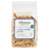 Consenza Biologische & Glutenvrije Krokante Wafelstukjes – Knapperige topping voor ontbijt en baksels