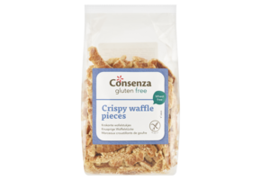 Crispy waffle pieces organic