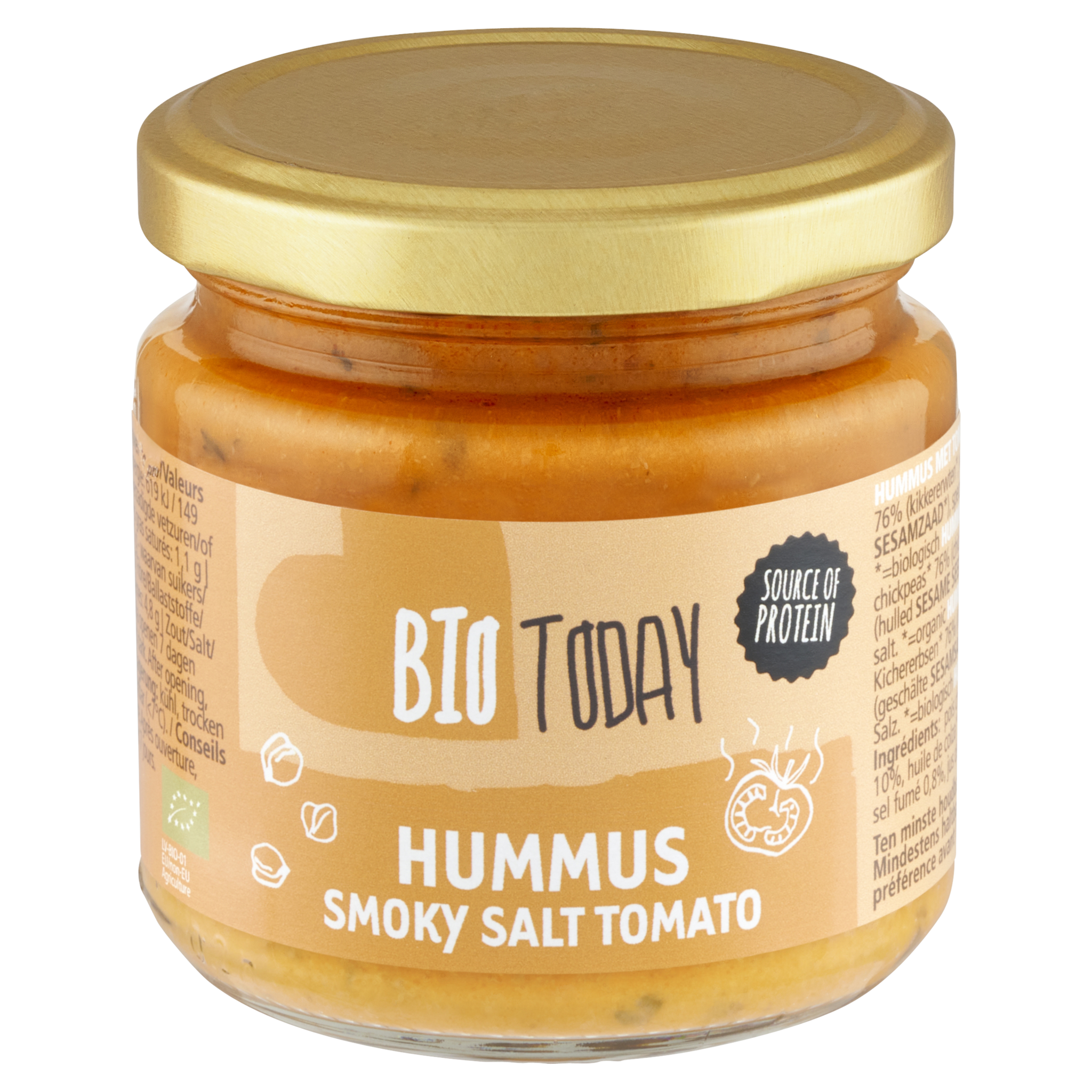Hummus smoky salt tomato - bio