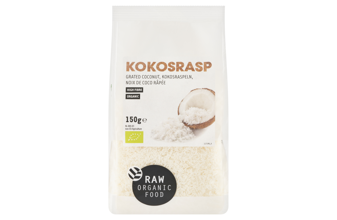 Kokosrasp bio