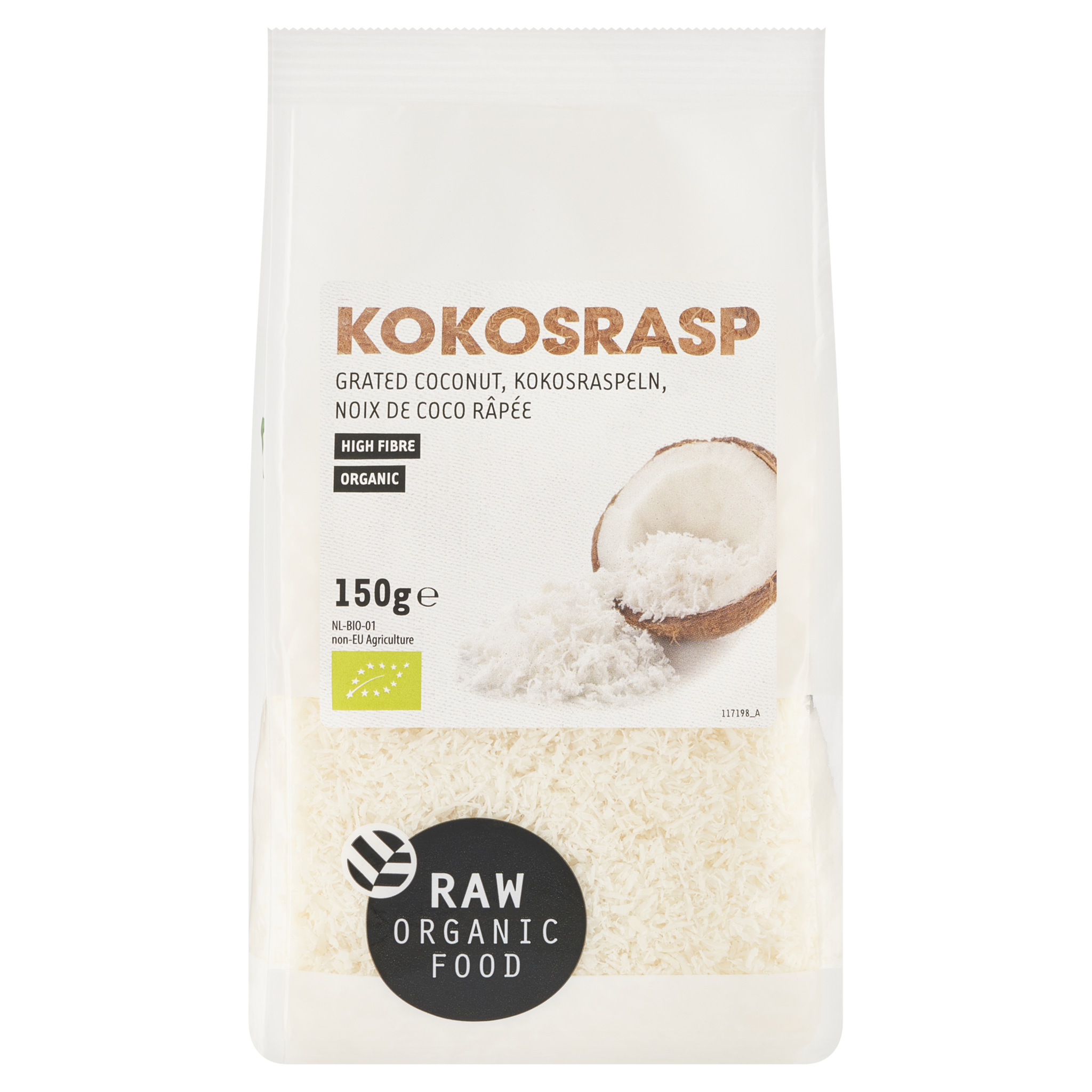 Kokosrasp bio