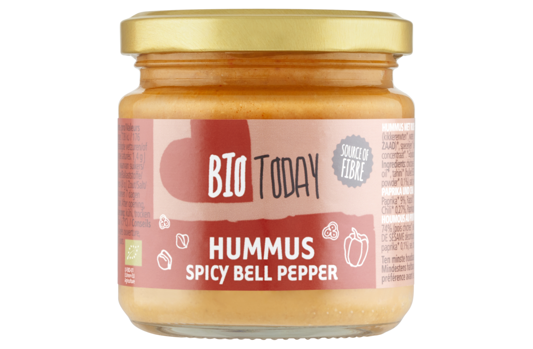 Hummus spicy bell pepper - Organic