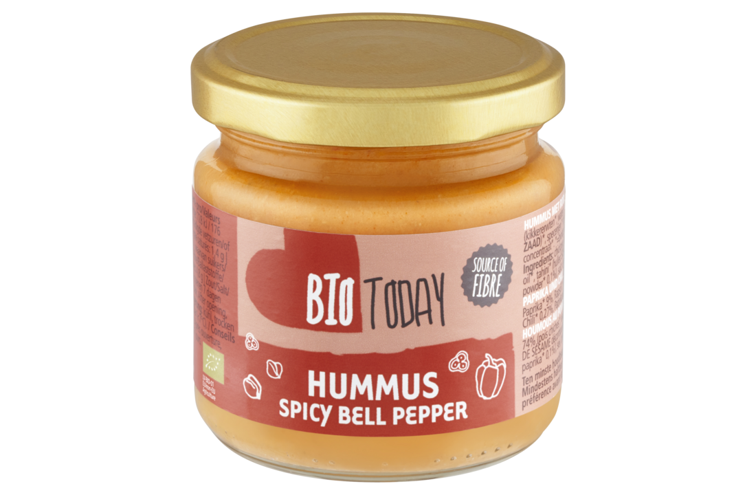 Hummus spicy bell pepper - bio