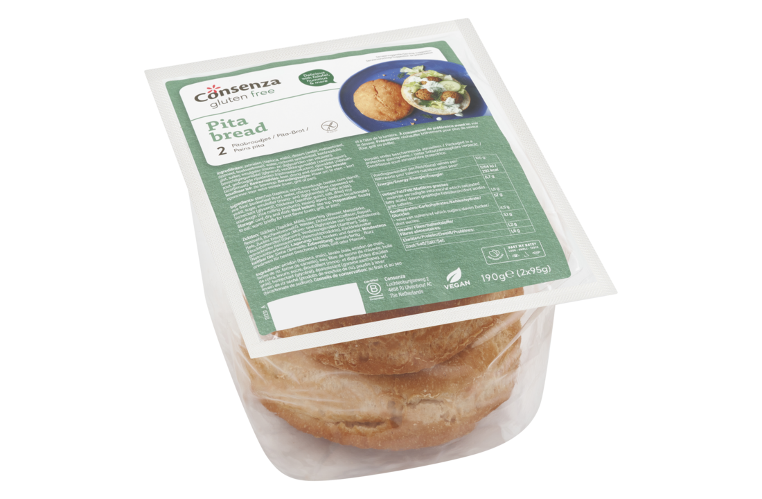 Gluten-free pita bread – Consenza bread alternative