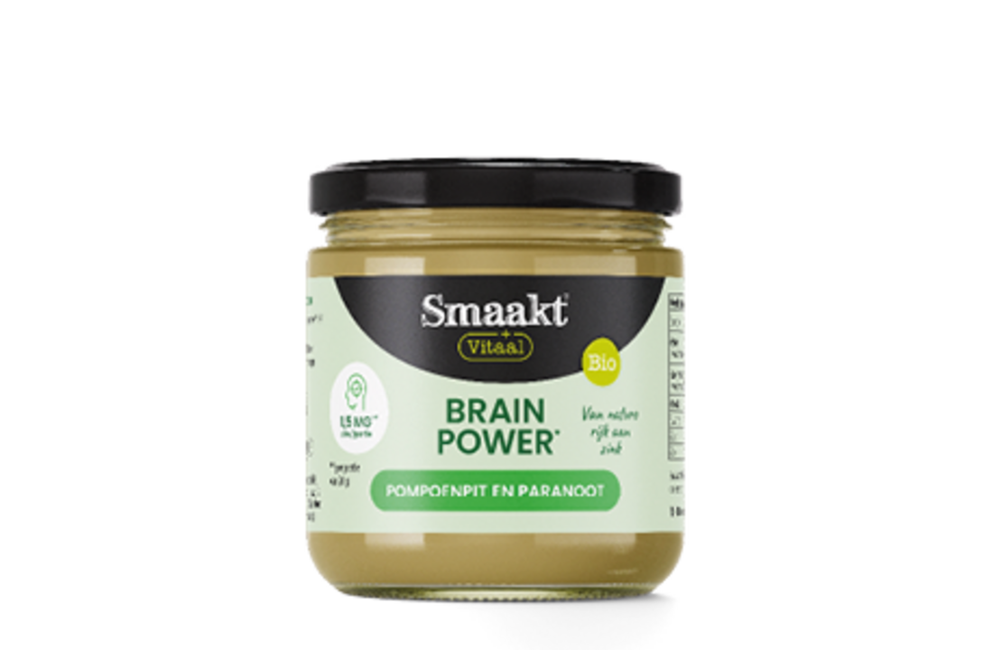 Smaakt Vitaal Brainpower Paste – Organic pumpkin seed spread rich in zinc