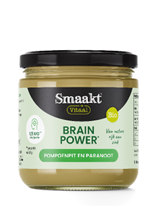 Smaakt Vitaal Brainpower Paste – Organic pumpkin seed spread rich in zinc