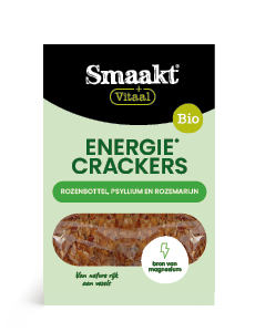 Smaakt Vitaal Energie Crackers – Biologische vezelrijke crackers met magnesium