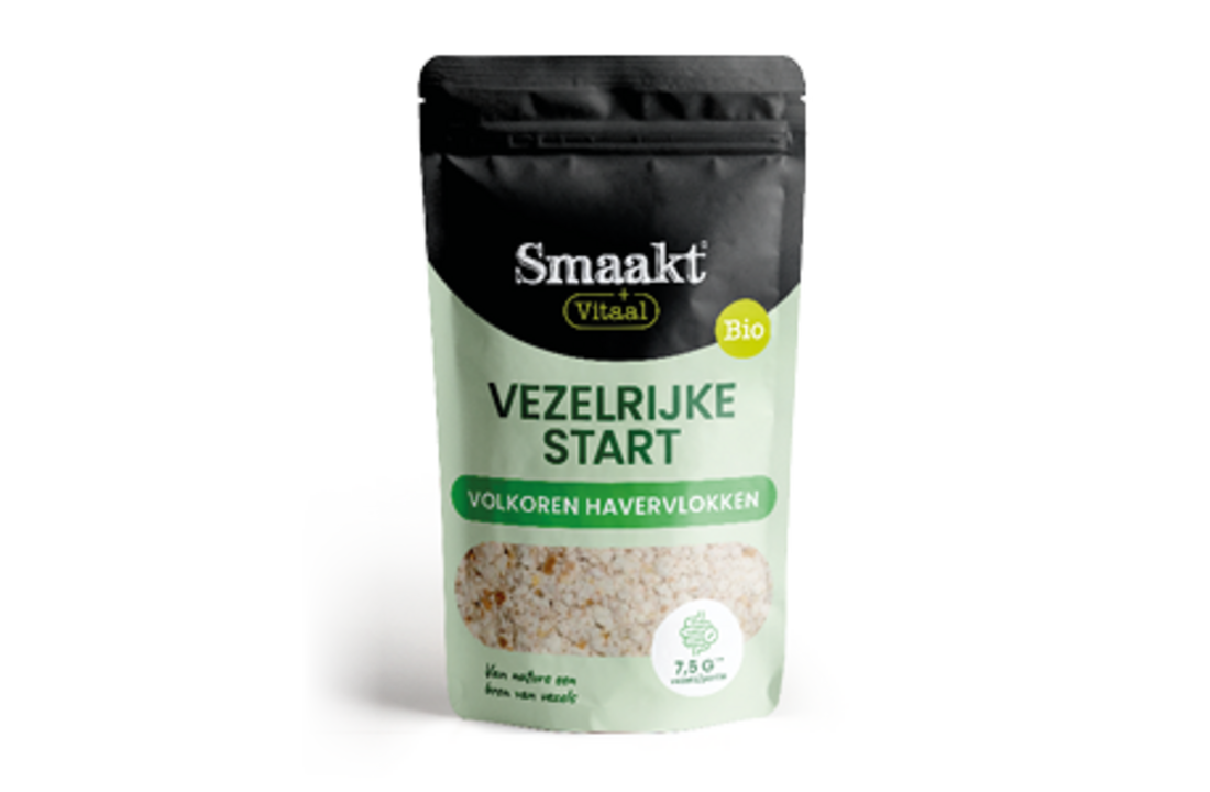 Smaakt Vitaal Vezelrijke Start Haver – Biologische havermix rijk aan vezels