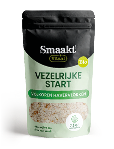 Smaakt Vitaal Vezelrijke Start Haver – Biologische havermix rijk aan vezels