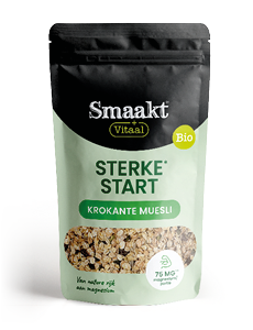 Smaakt Vitaal Strong Start Muesli – Organic fibre-rich muesli rich in magnesium