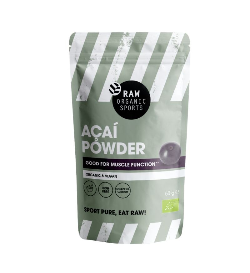Raw Organic Sport Biologisch Açaí Poeder – Vezelrijk en bron van calcium