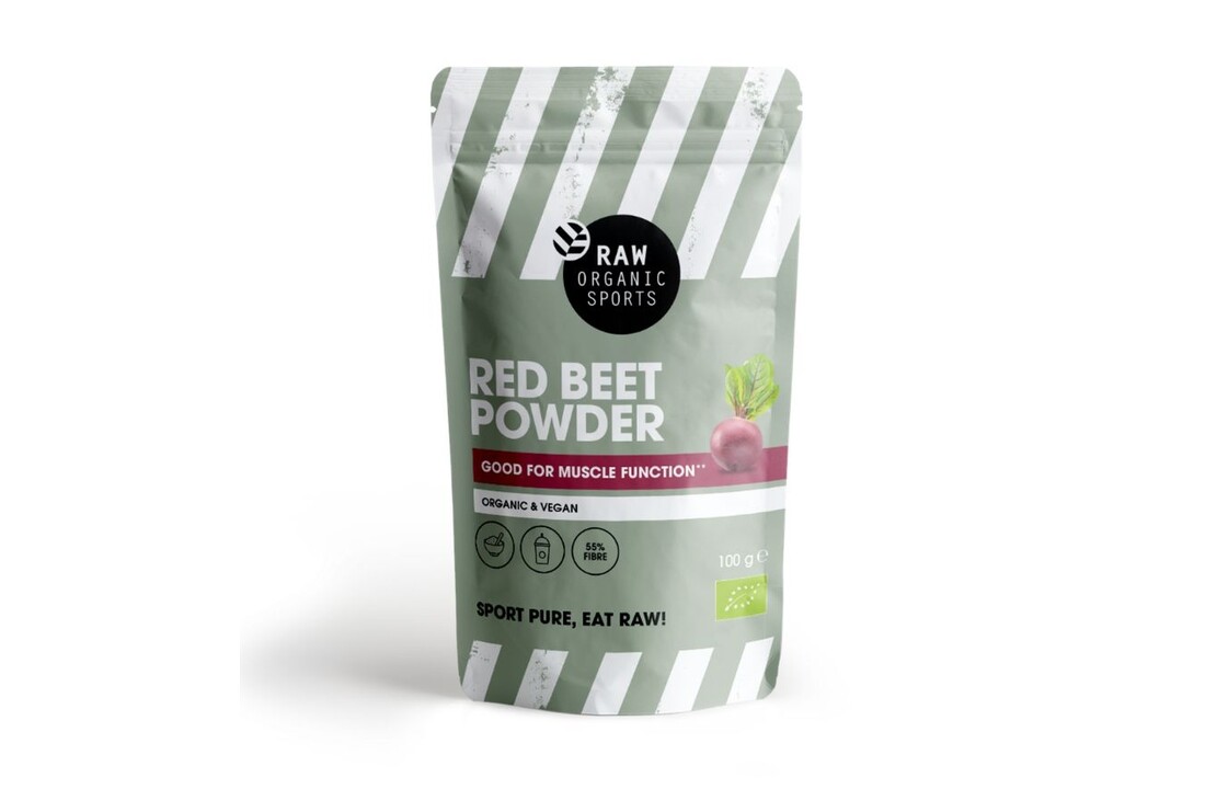 Raw Organic Sport Organic Beetroot Powder – High in Fibre and a Source of Potassium