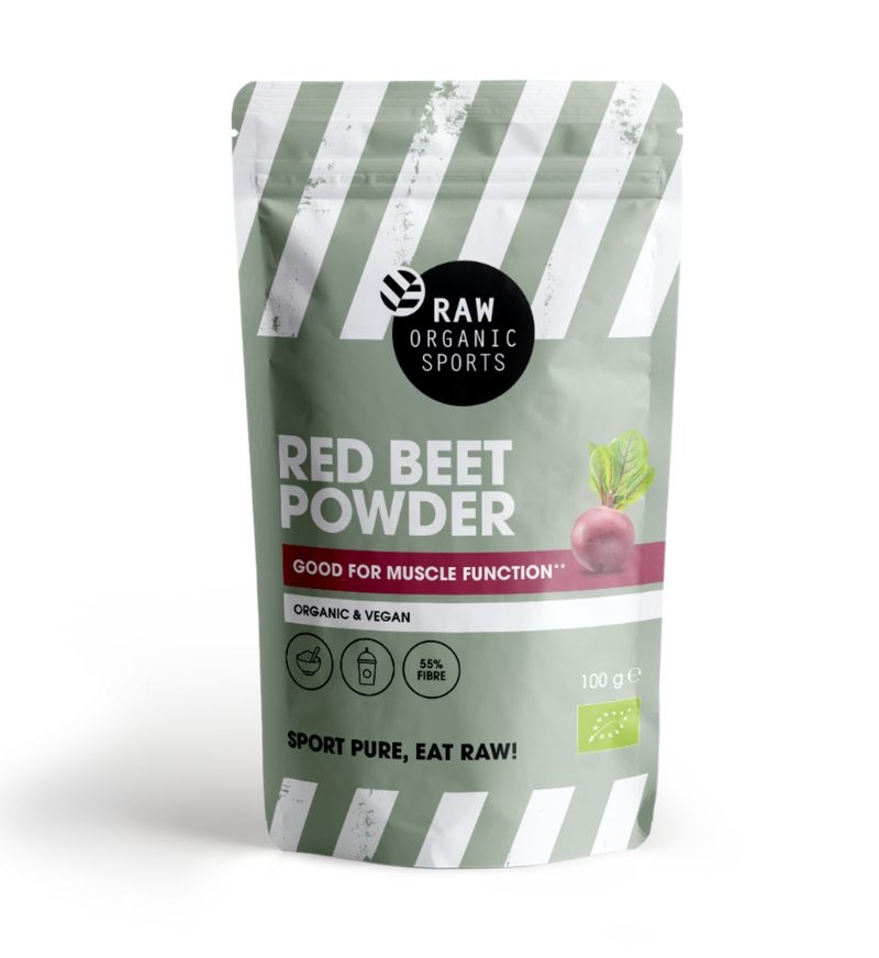 Raw Organic Sport Organic Beetroot Powder – High in Fibre and a Source of Potassium