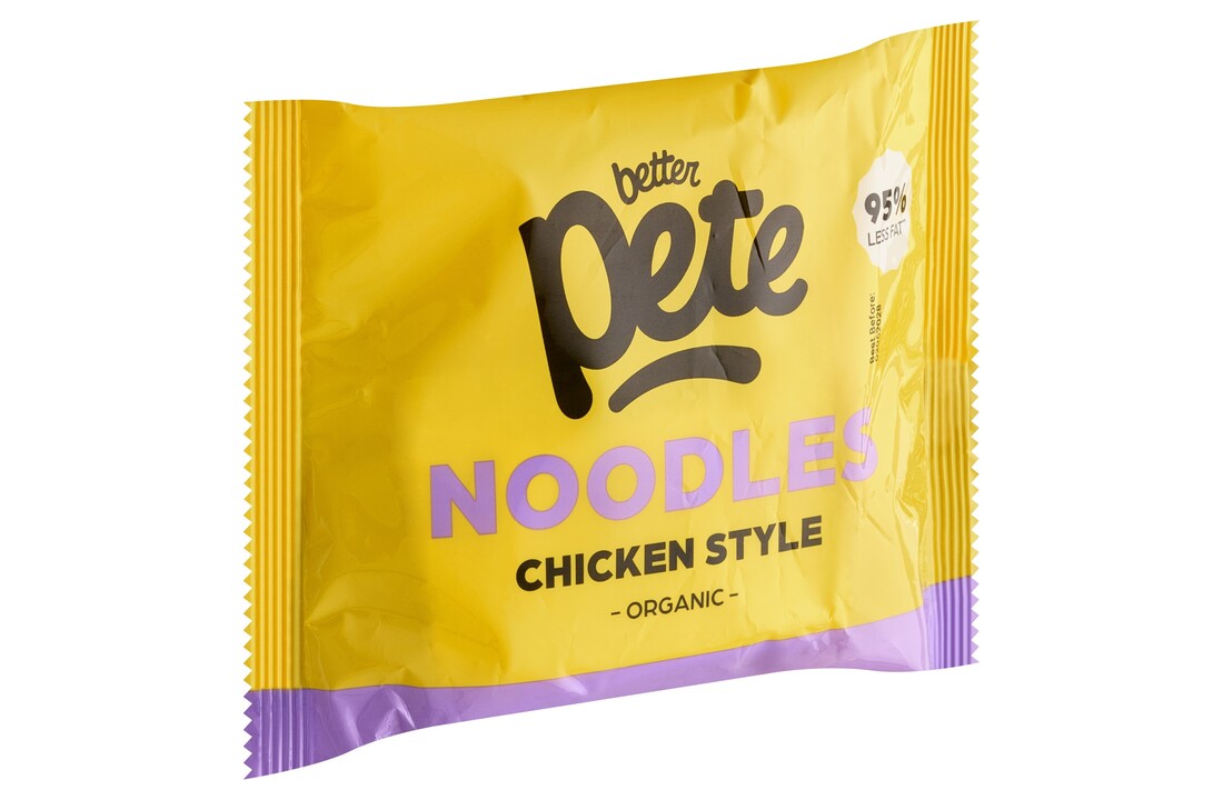 Better Pete Biologische Instant Block Noodles Chicken Style – Vegan en klaar in 3 minuten