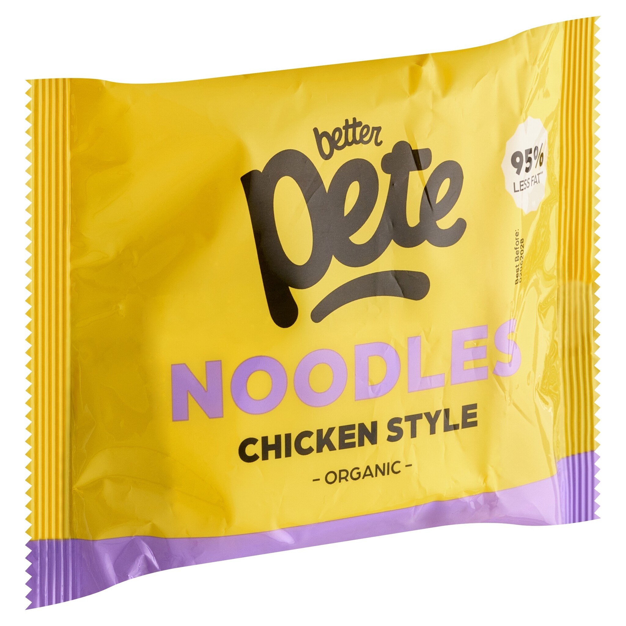 Better Pete Biologische Instant Block Noodles Chicken Style – Vegan en klaar in 3 minuten