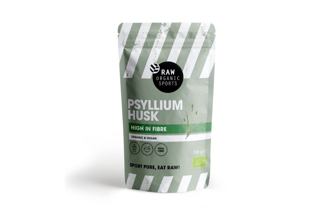 Raw Organic Sport Organic Psyllium Husk – High in Fibre and 100% Pure