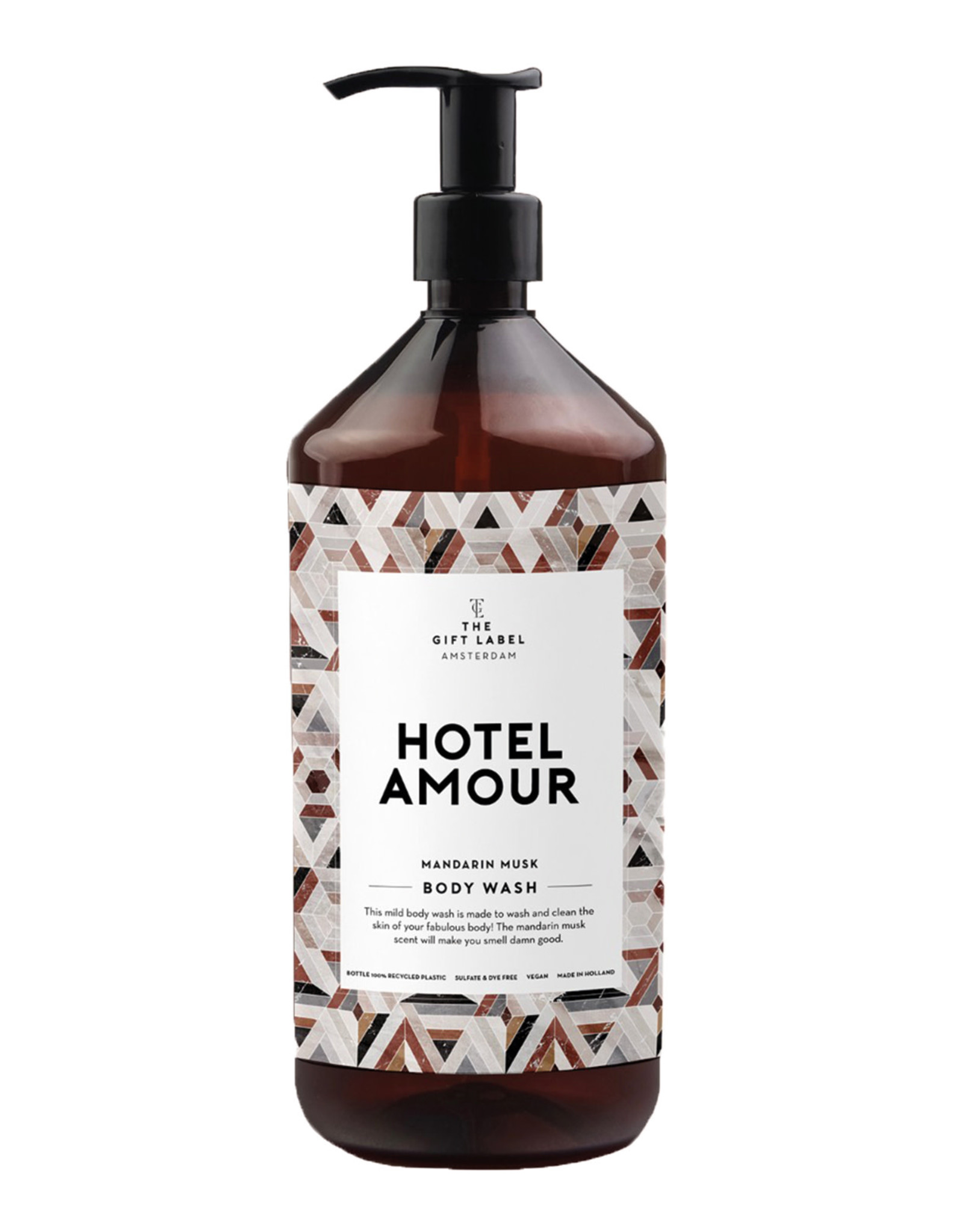 The Gift Label Body Wash Manderin Musk Hotel Amour