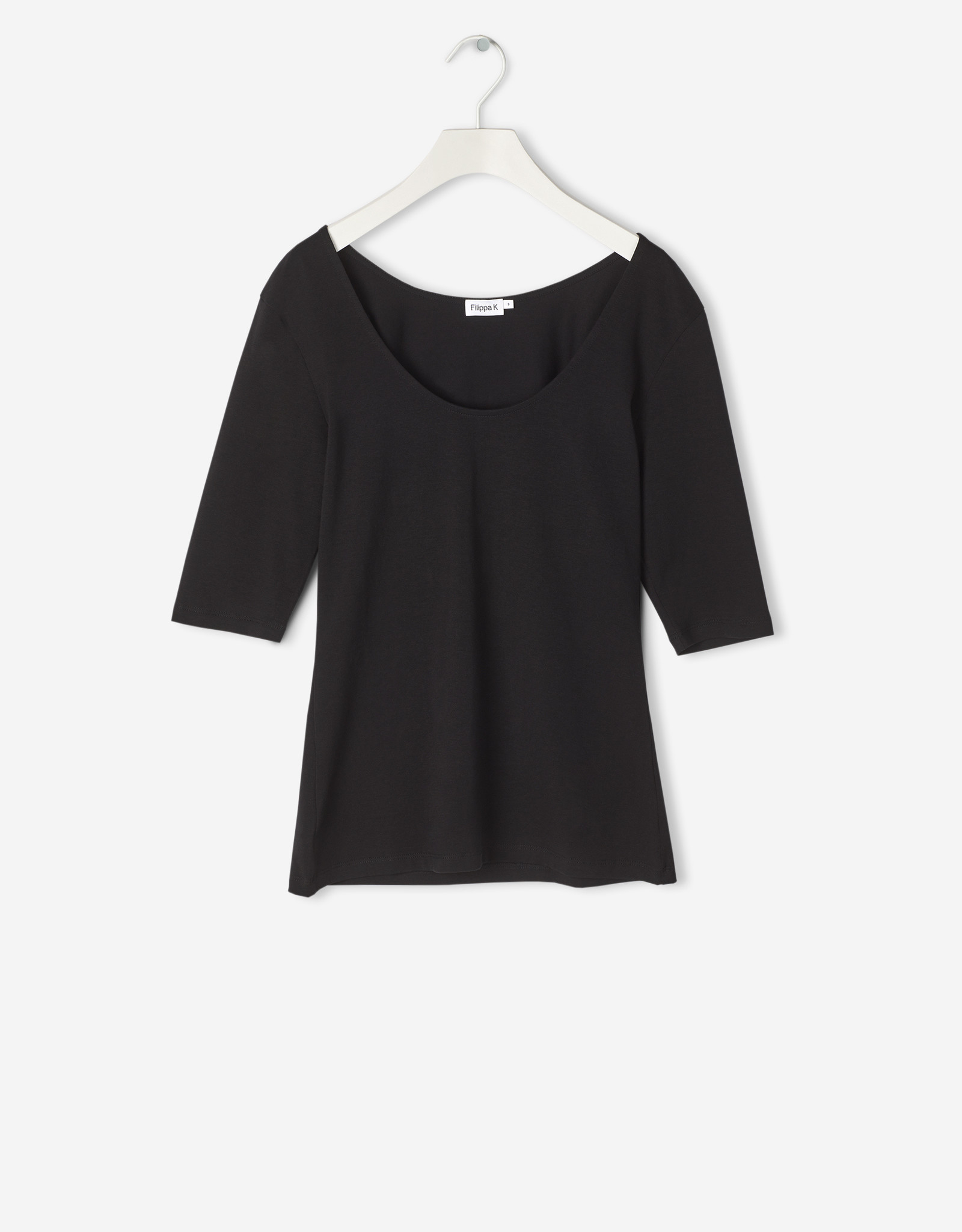 Cotton Stretch Scoop Neck Top - Liberty 