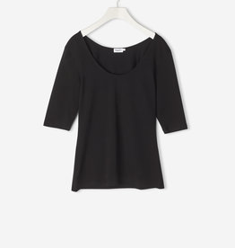 Filippa K Cotton Stretch Scoop Neck Top SS20